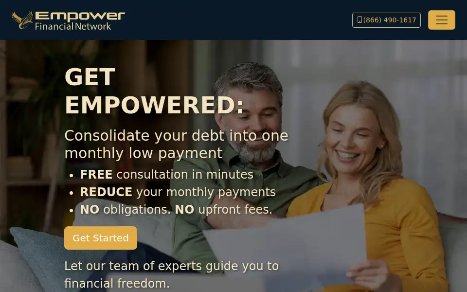 Screenshot of empowerfn.com