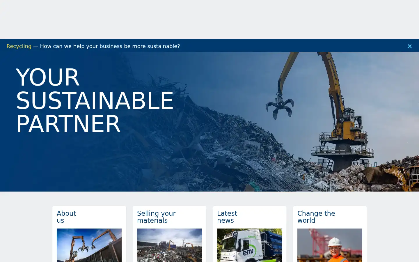 Screenshot of emrgroup.com