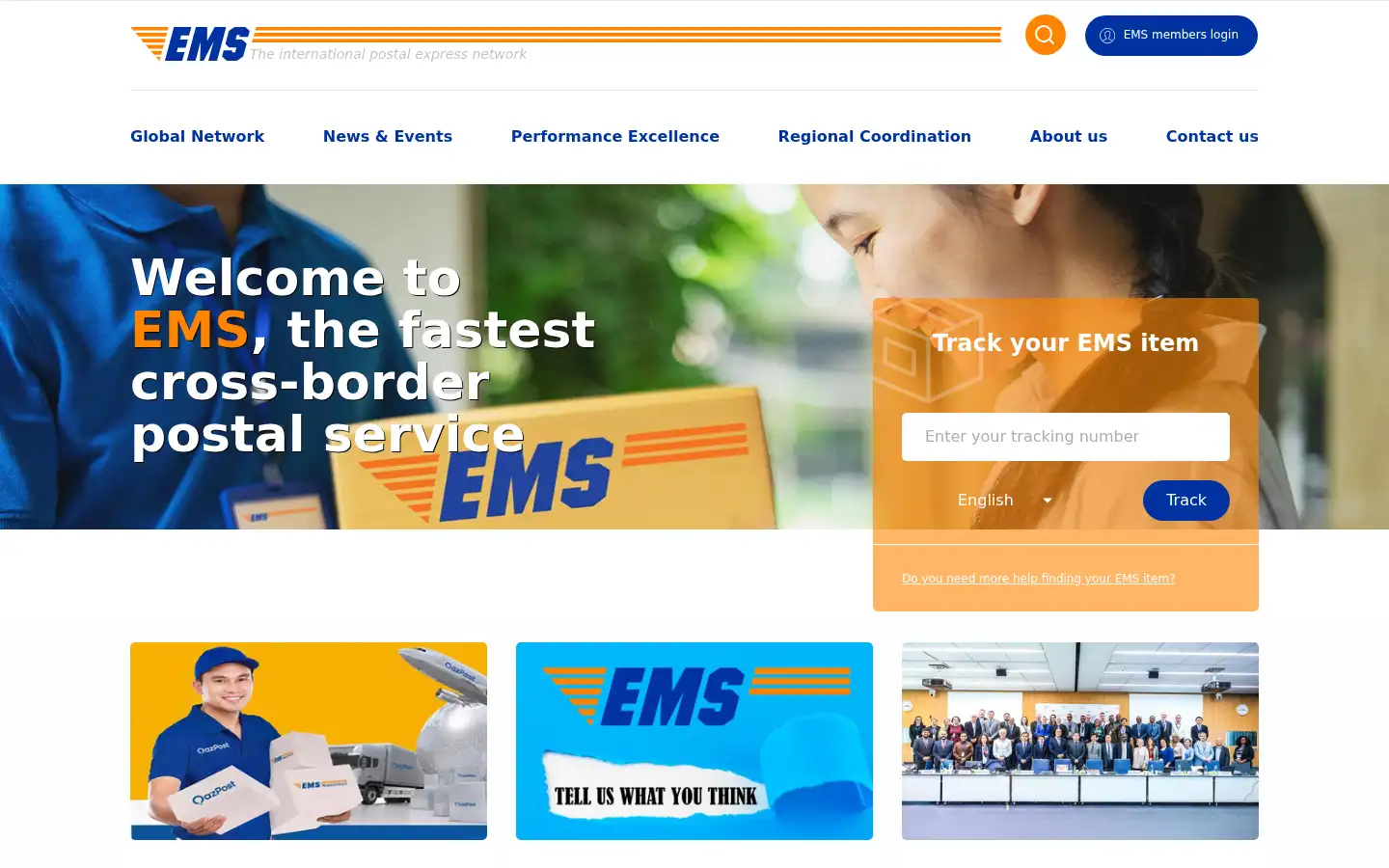 Screenshot of ems.post