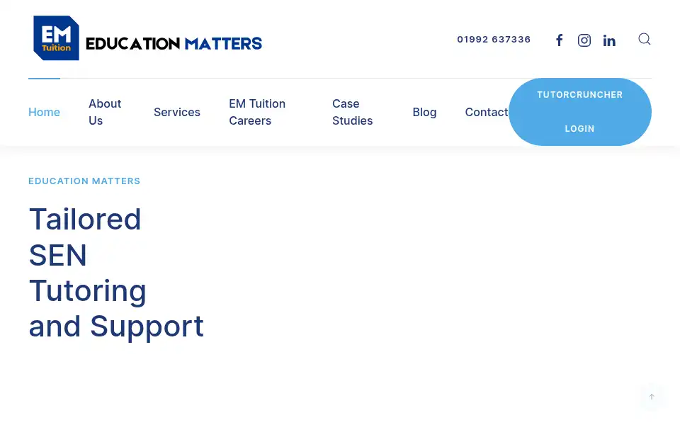 Screenshot of emtuition.org.uk