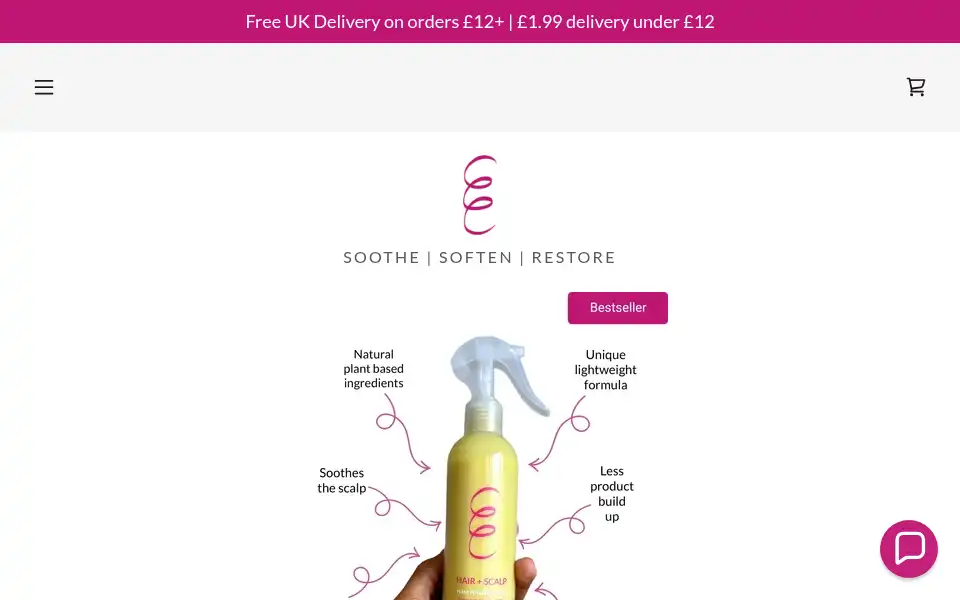 Screenshot of emzeecare.com