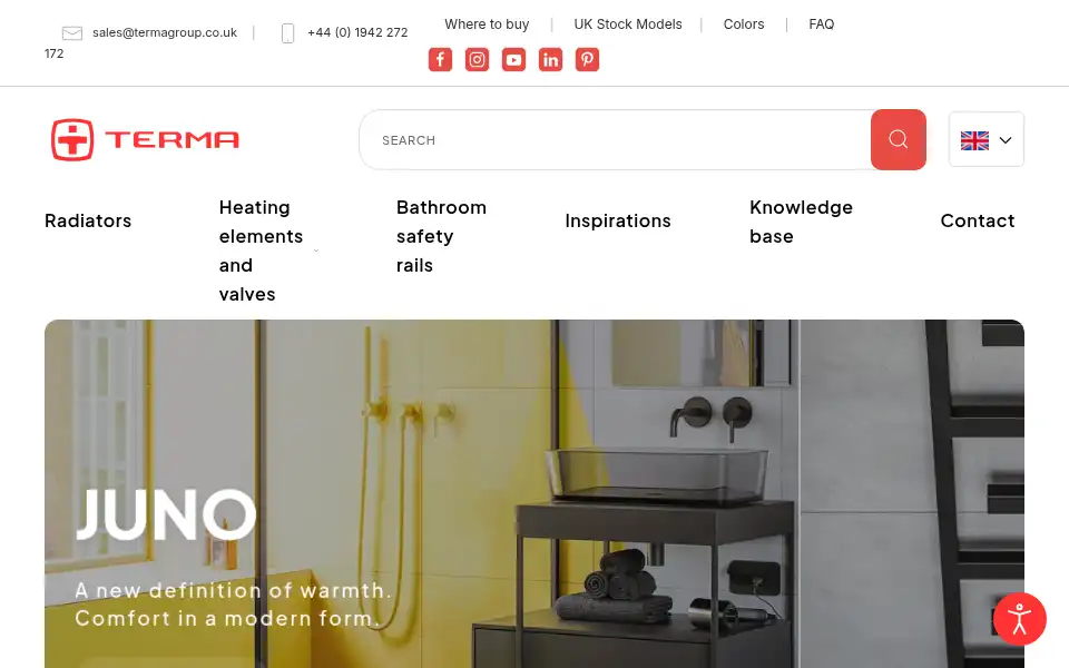 Screenshot of en.termaheat.com