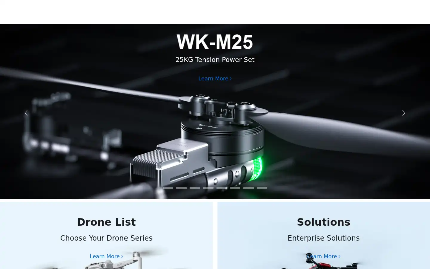 Screenshot of en.walkera.com