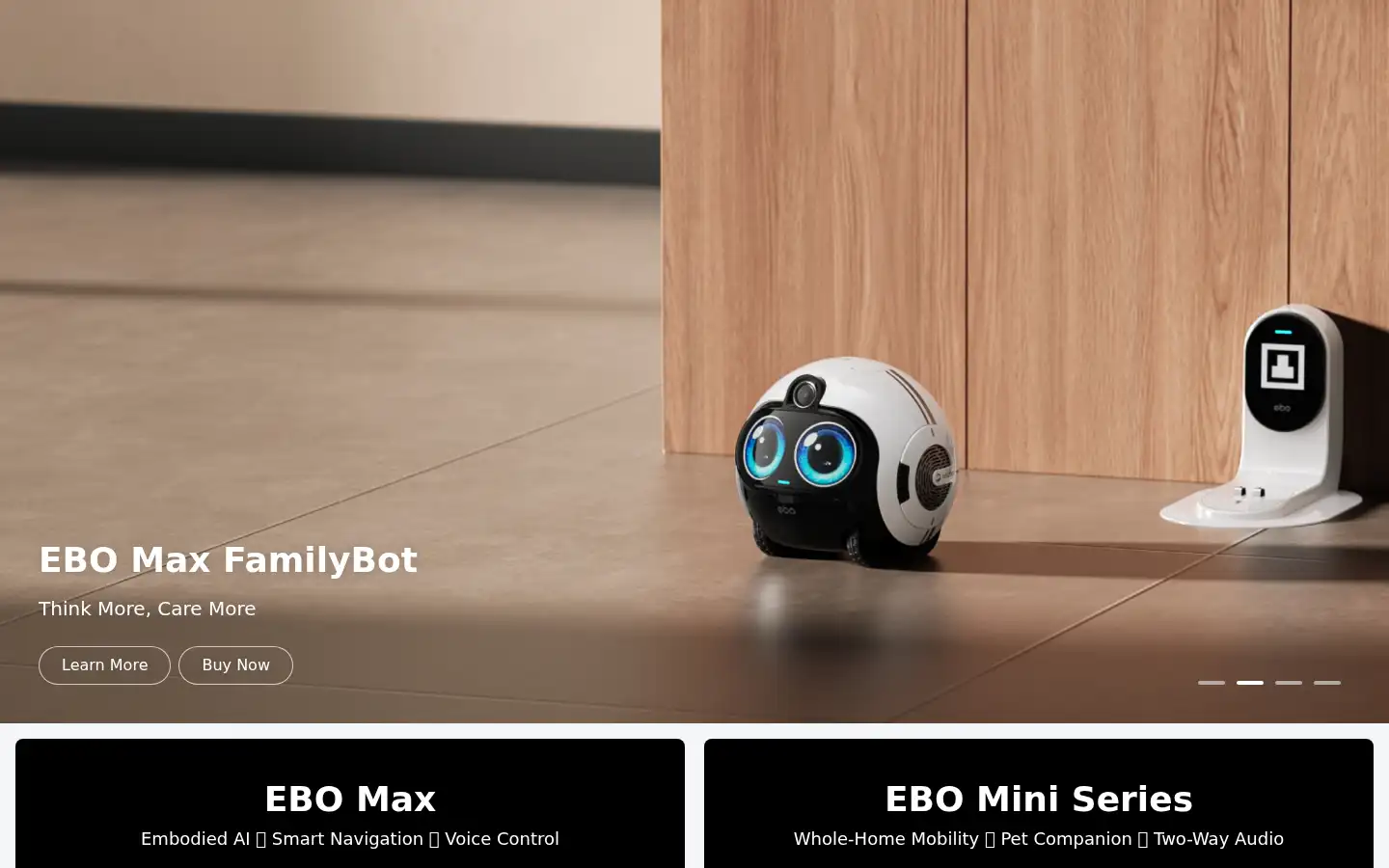 Screenshot of enabot.com