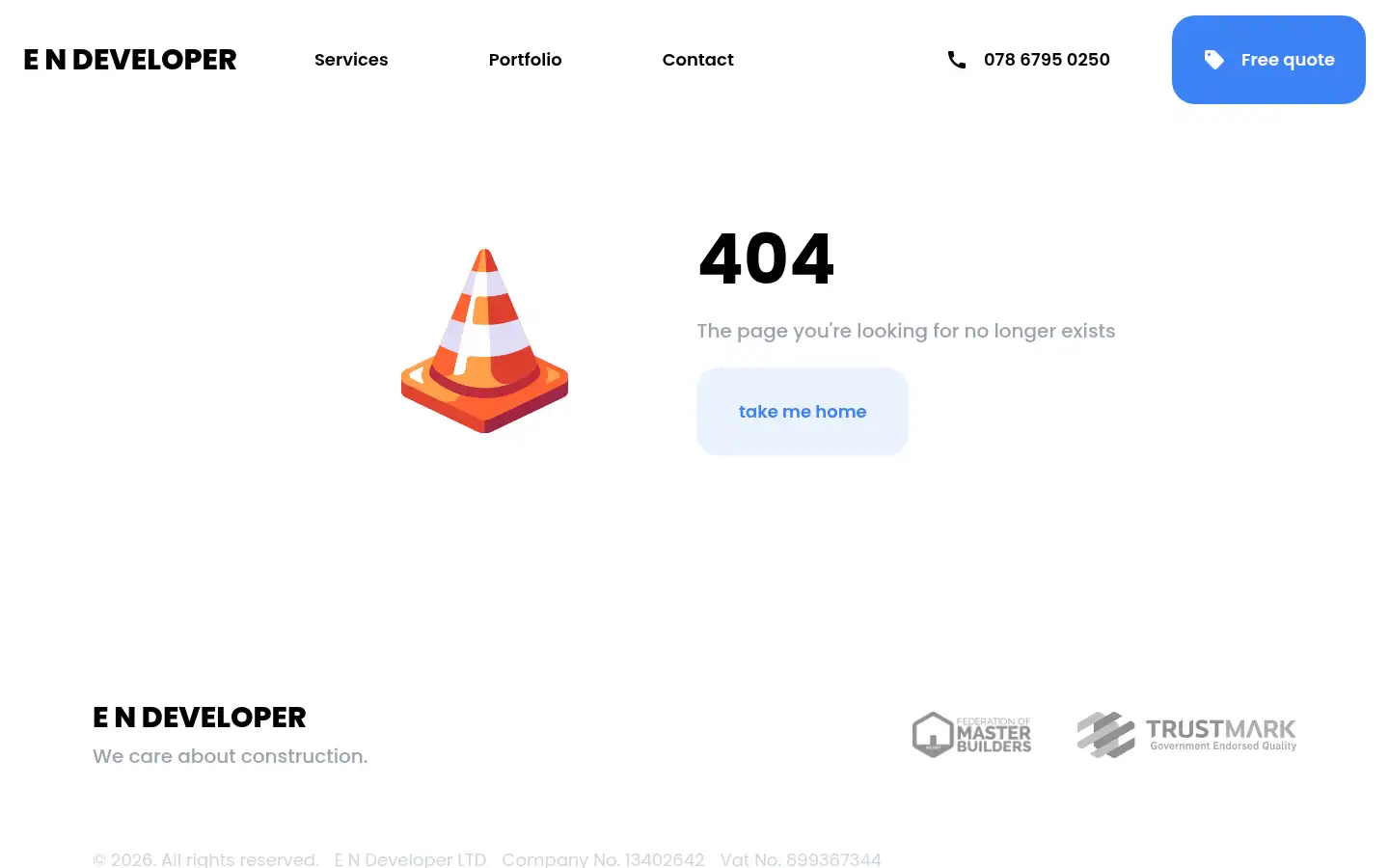 Screenshot of enbuilders.co.uk