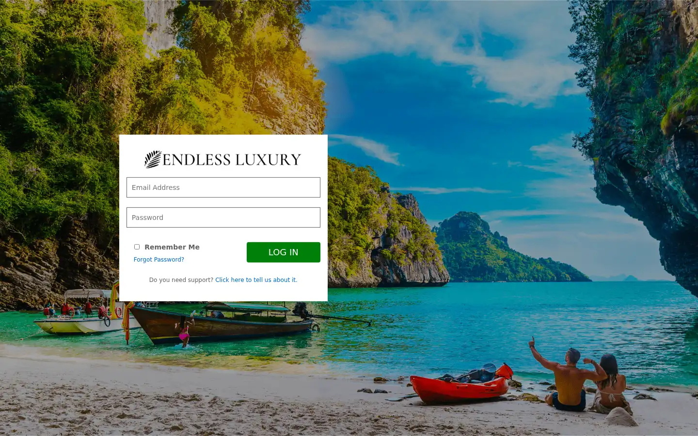 Screenshot of endlessluxury.com