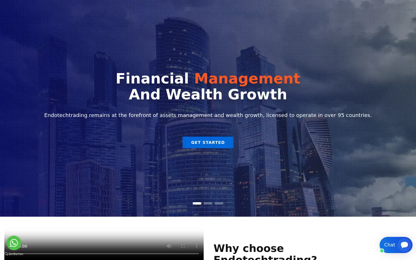 Screenshot of endotechtrading.com
