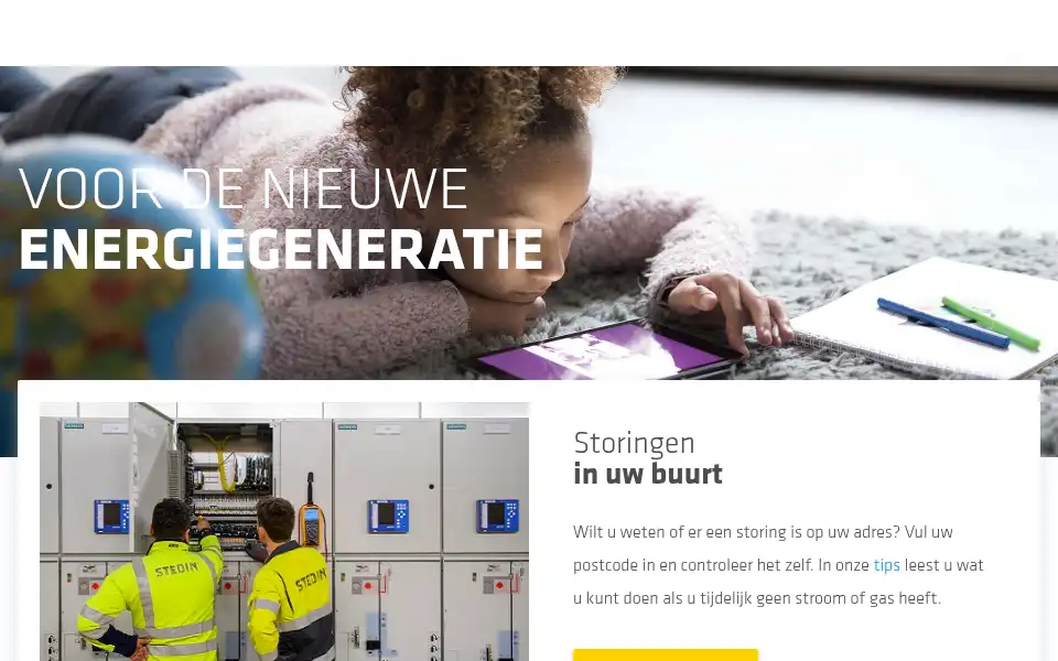 Screenshot of enduris.nl