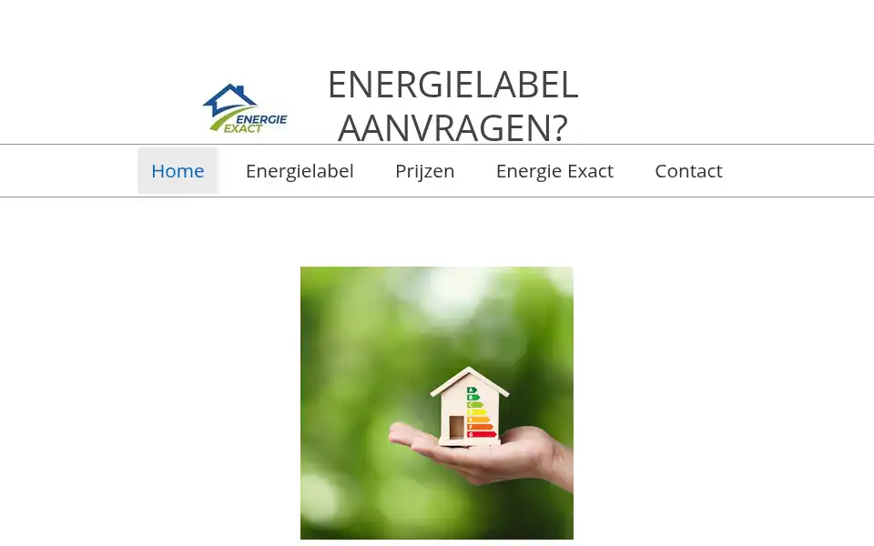 Screenshot of energieexact.nl