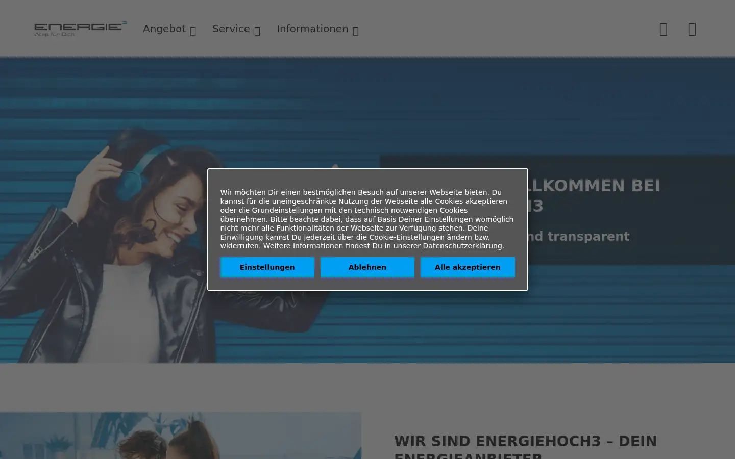 Screenshot of energiehoch3.de