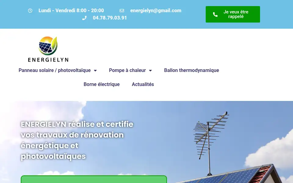Screenshot of energielyn.fr
