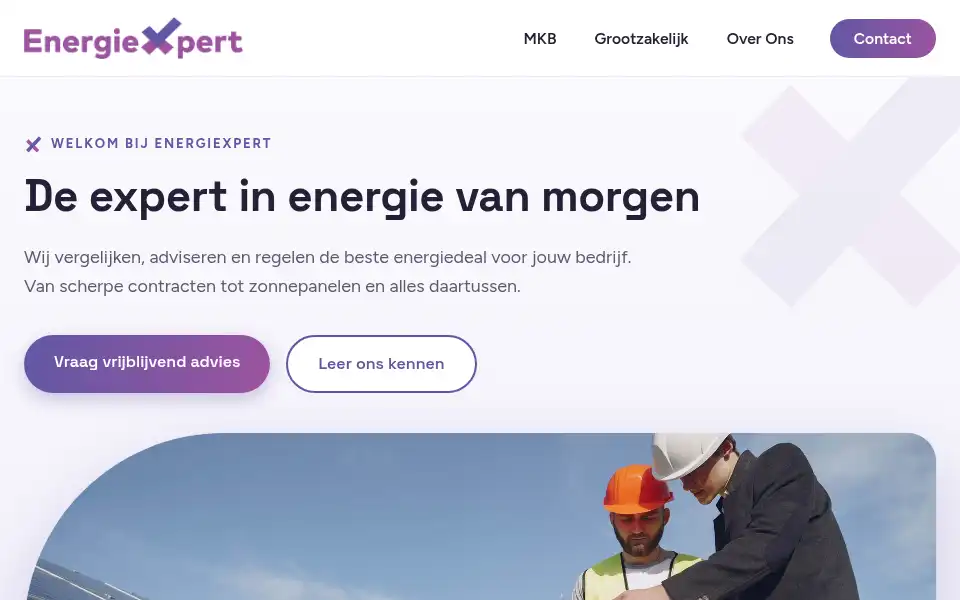 Screenshot of energiexpert.nl