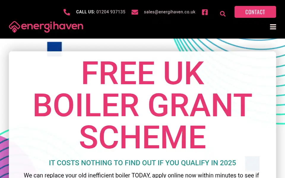 Screenshot of energihaven.co.uk