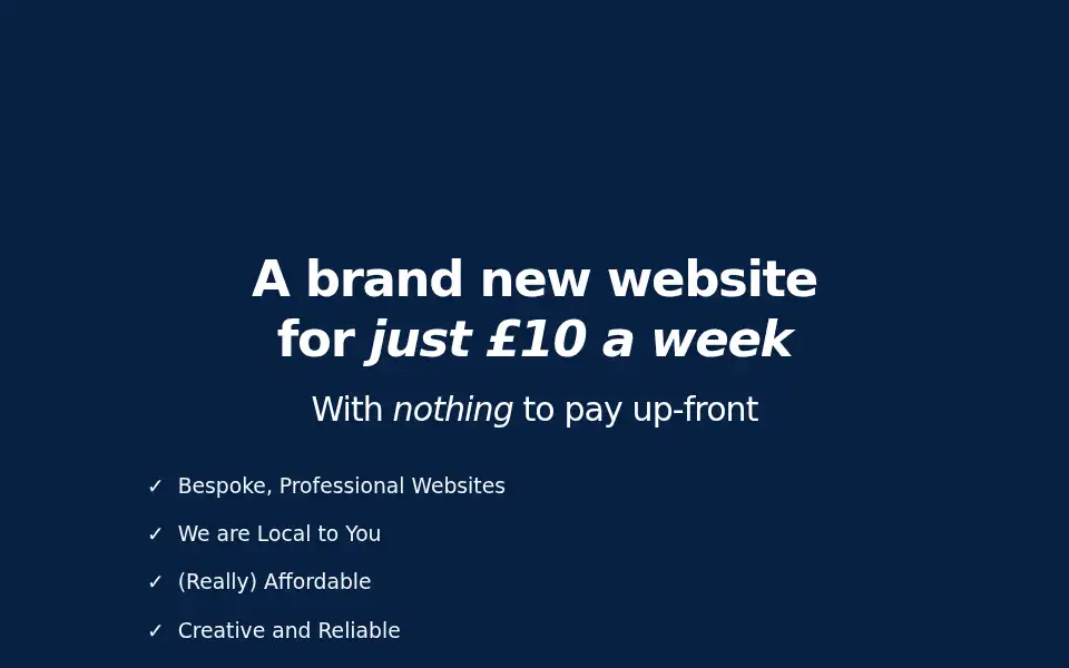Screenshot of energisewebsitedesign.co.uk
