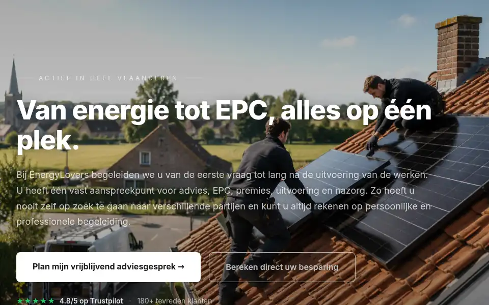 Screenshot of energy-lovers.com