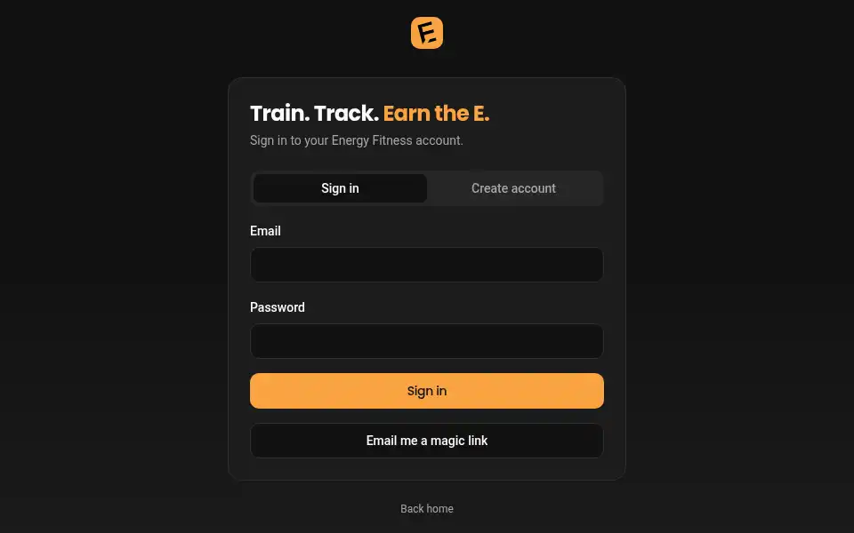 Screenshot of energyelitetraining.com