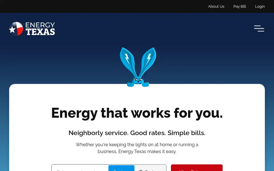 Screenshot of energytexas.com