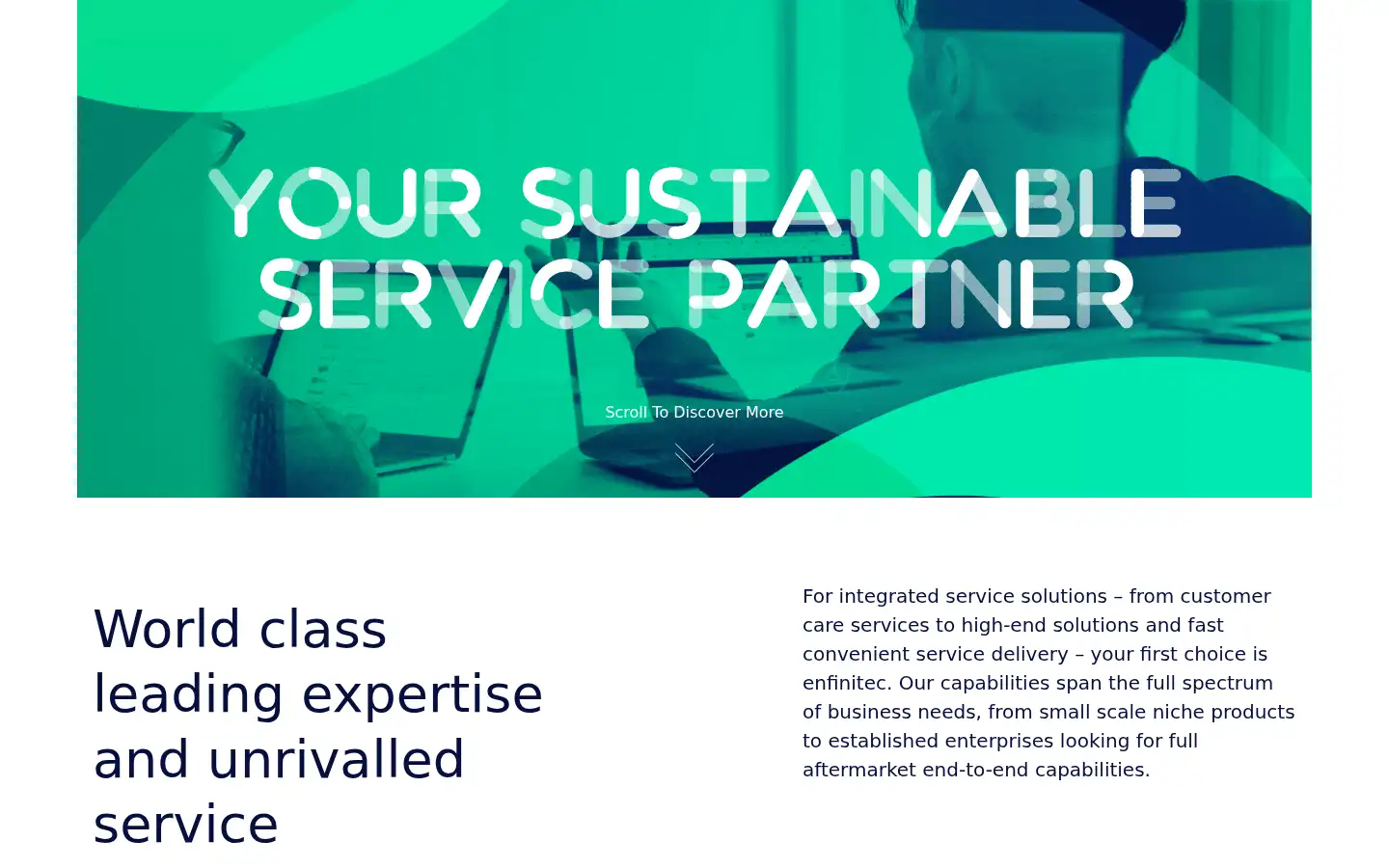 Screenshot of enfinitec.com