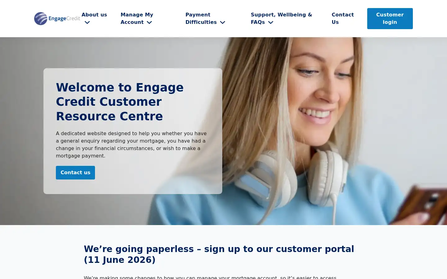 Screenshot of engagecredit.com