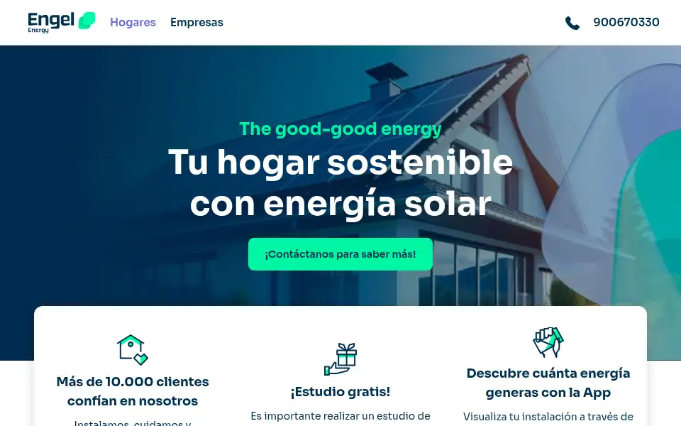 Screenshot of engelenergy.es