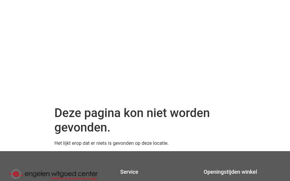 Screenshot of engelenwitgoed.nl