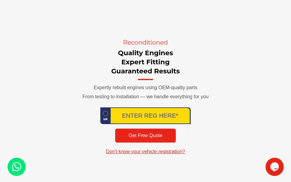 Screenshot of enginesolutionsltd.co.uk
