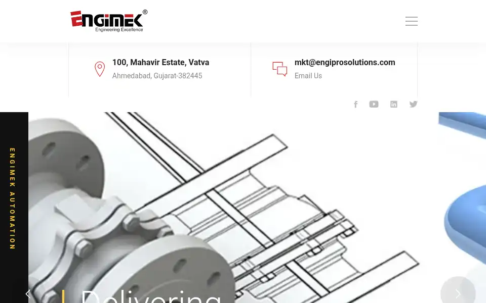 Screenshot of engiprosolutions.com