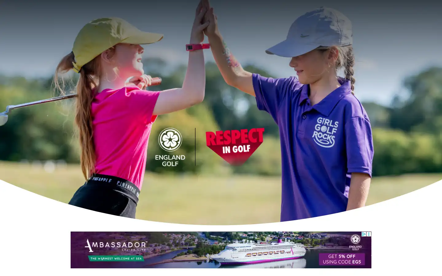 Screenshot of englandgolf.org