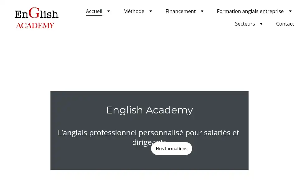 Screenshot of english-academy.fr