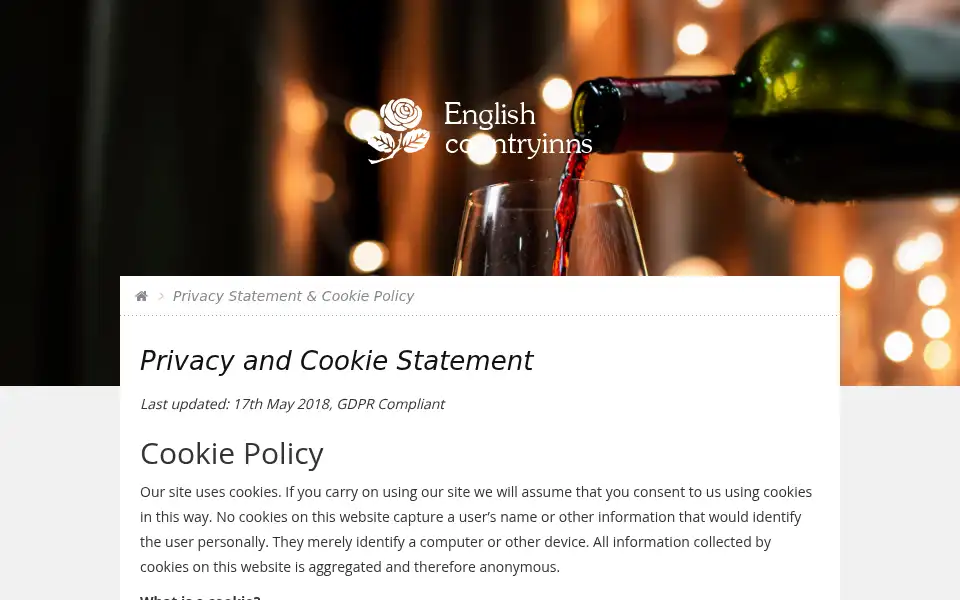 Screenshot of english-inns.co.uk