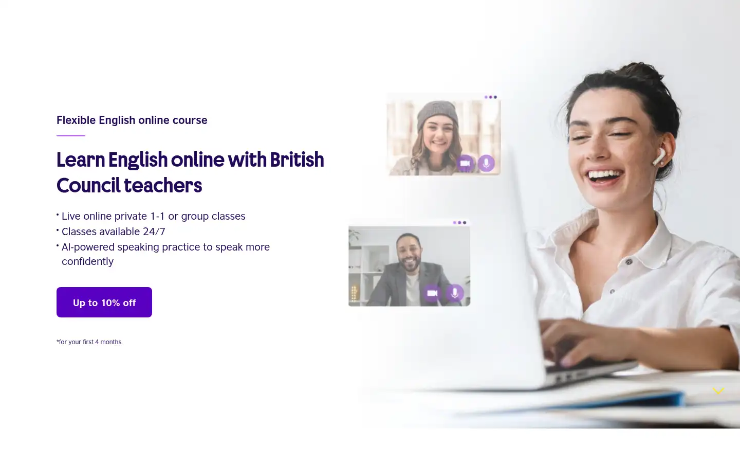 Screenshot of englishonline.britishcouncil.org