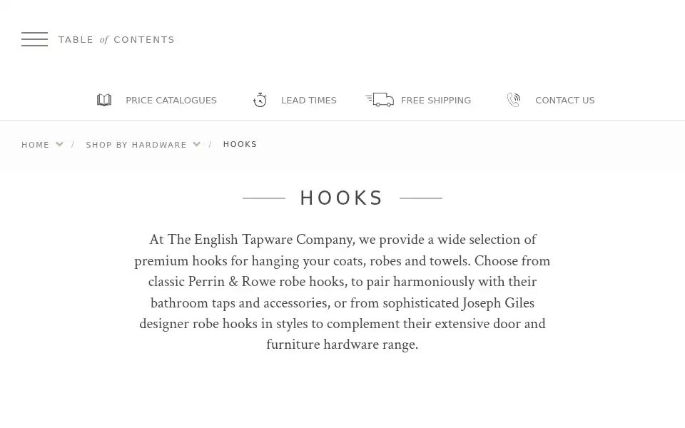 Screenshot of englishtapware.com.au
