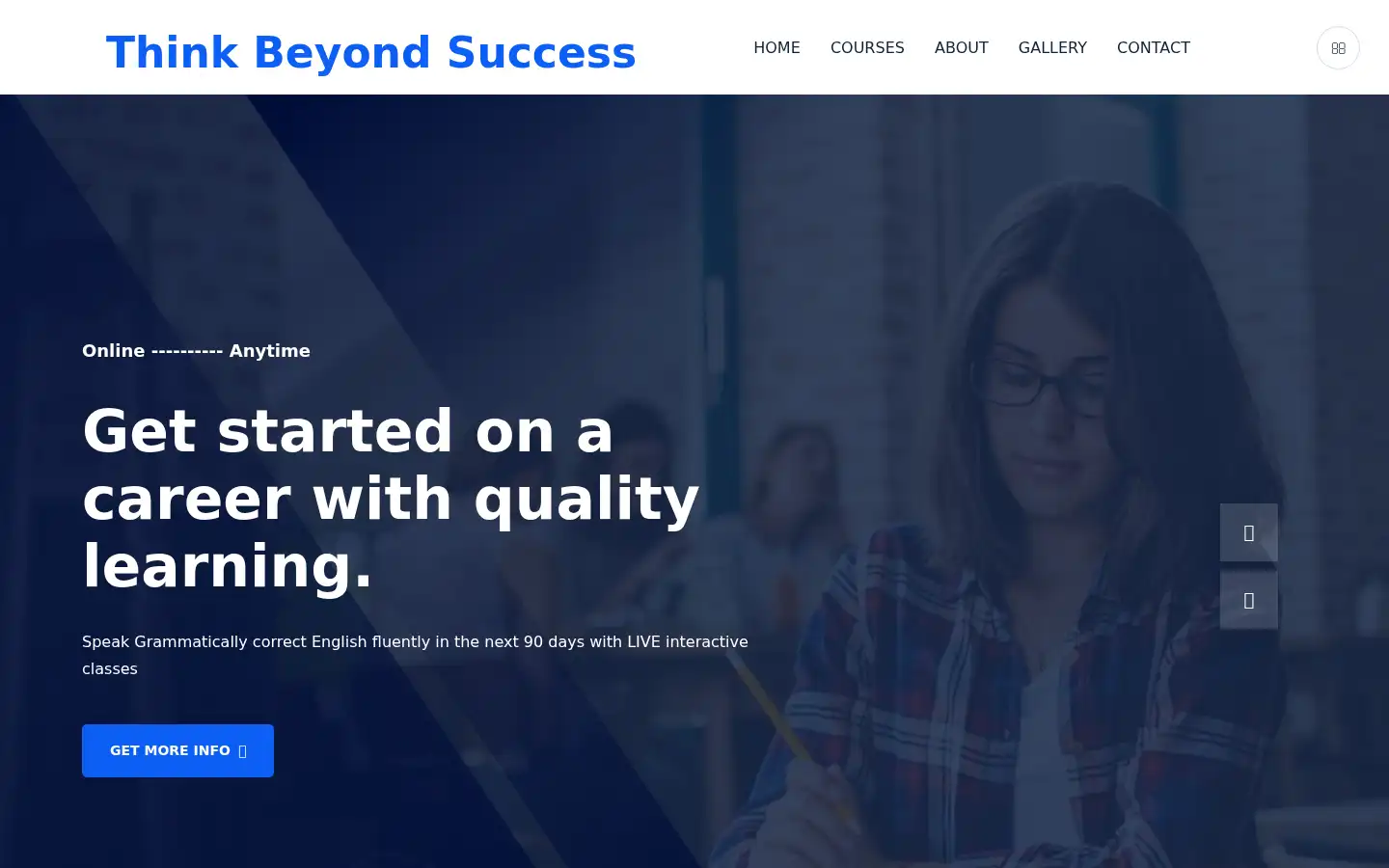 Screenshot of englishwithayesha.com