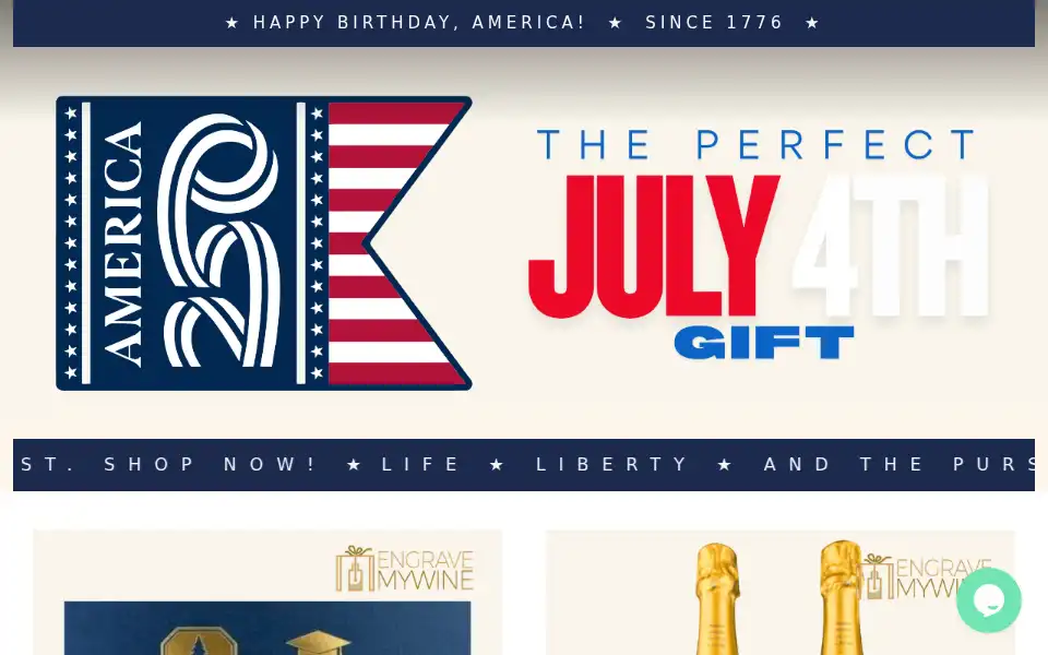 Screenshot of engravemywine.com