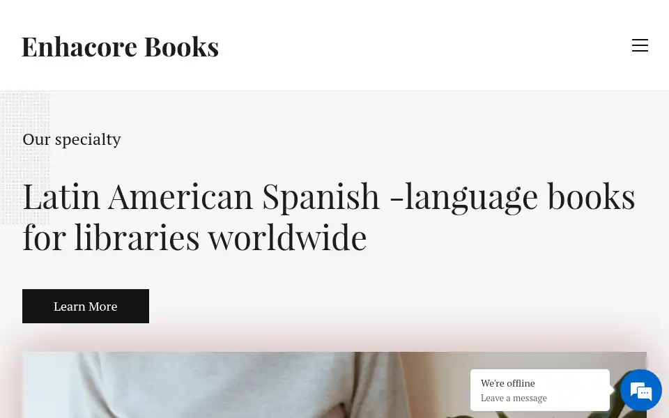 Screenshot of enhacorebooks.com