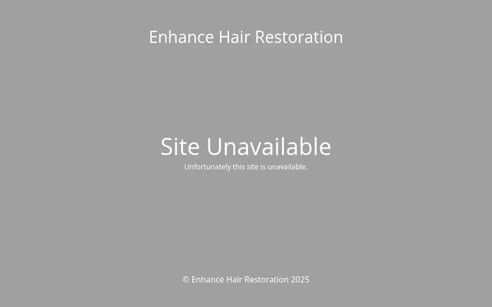 Screenshot of enhancehairrestoration.co.uk