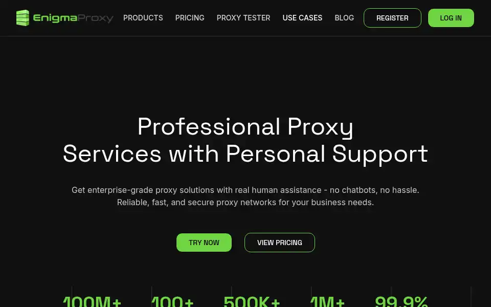 Screenshot of enigmaproxy.net