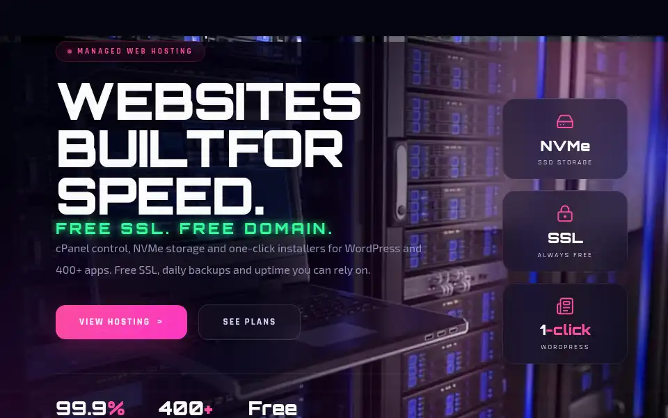 Screenshot of enixserver.com