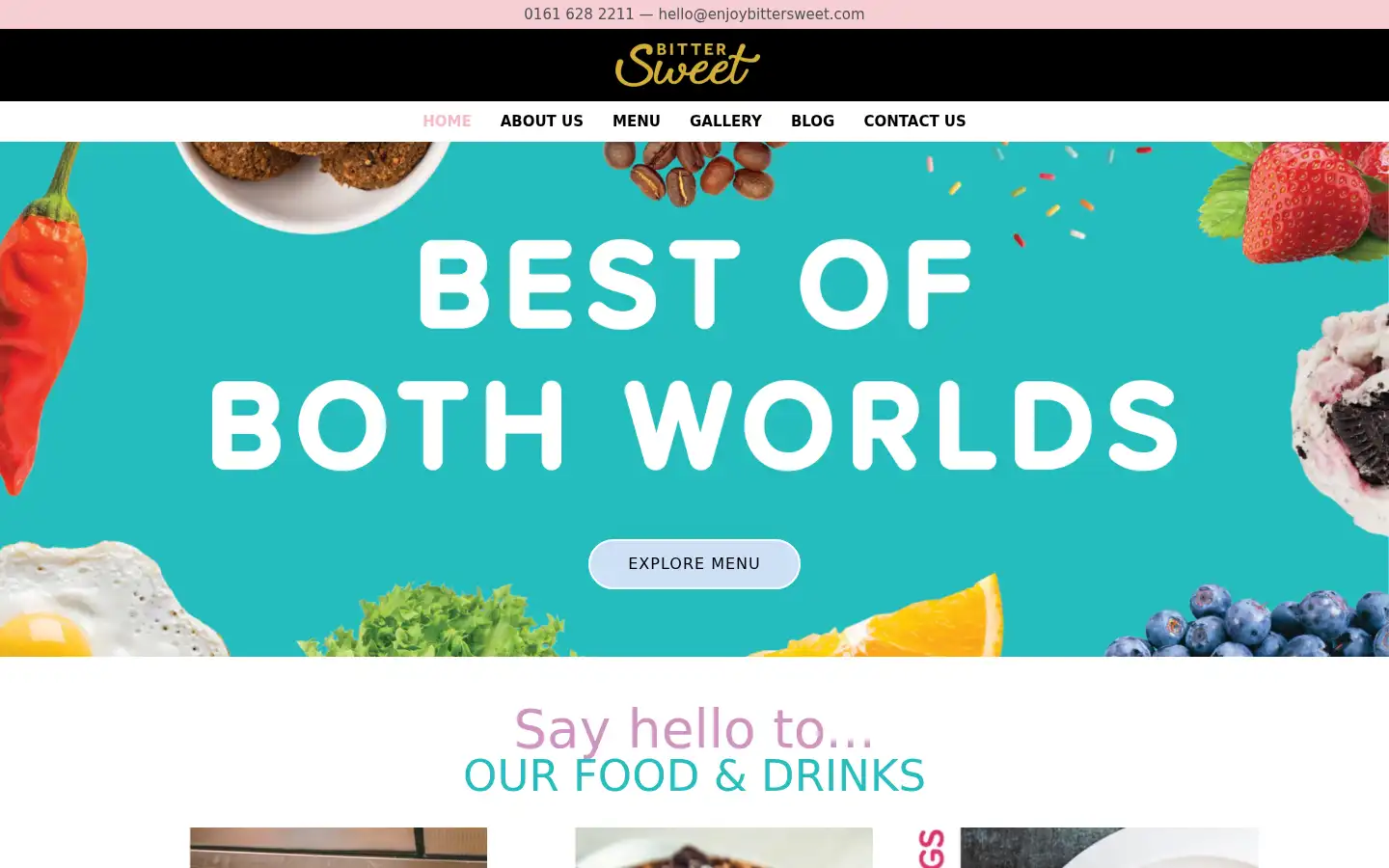 Screenshot of enjoybittersweet.com