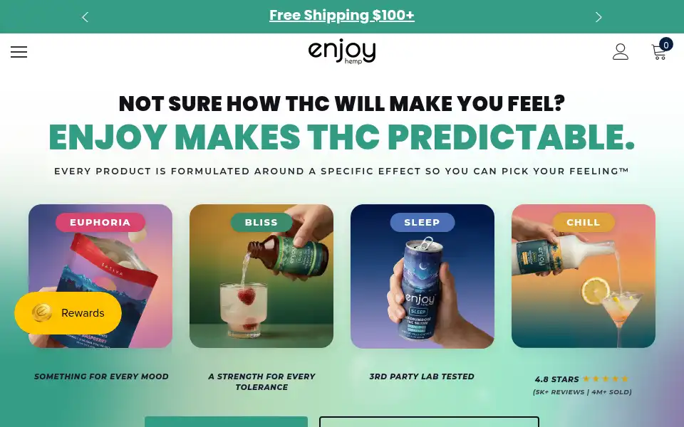 Screenshot of enjoyhemp.co