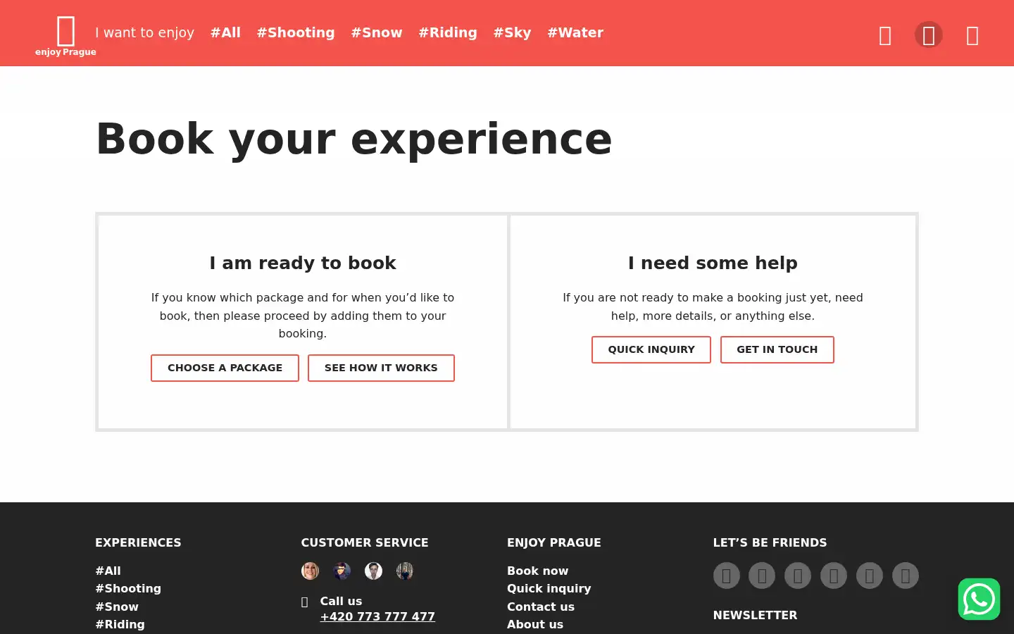 Screenshot of enjoyprague.net