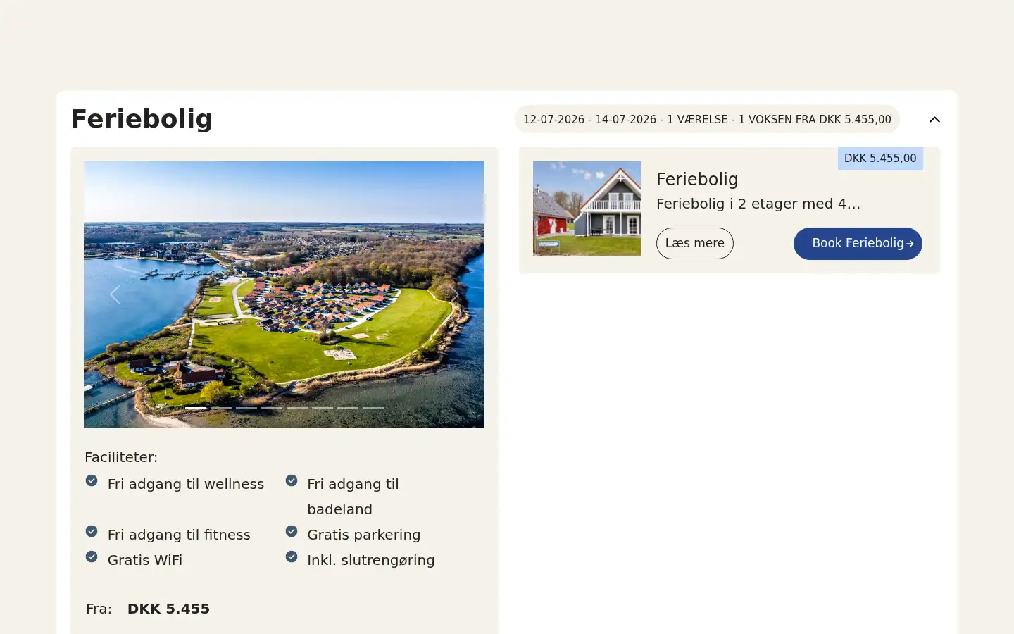 Screenshot of enjoyresorts.dk
