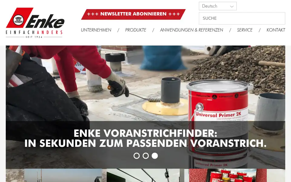 Screenshot of enke-werk.de