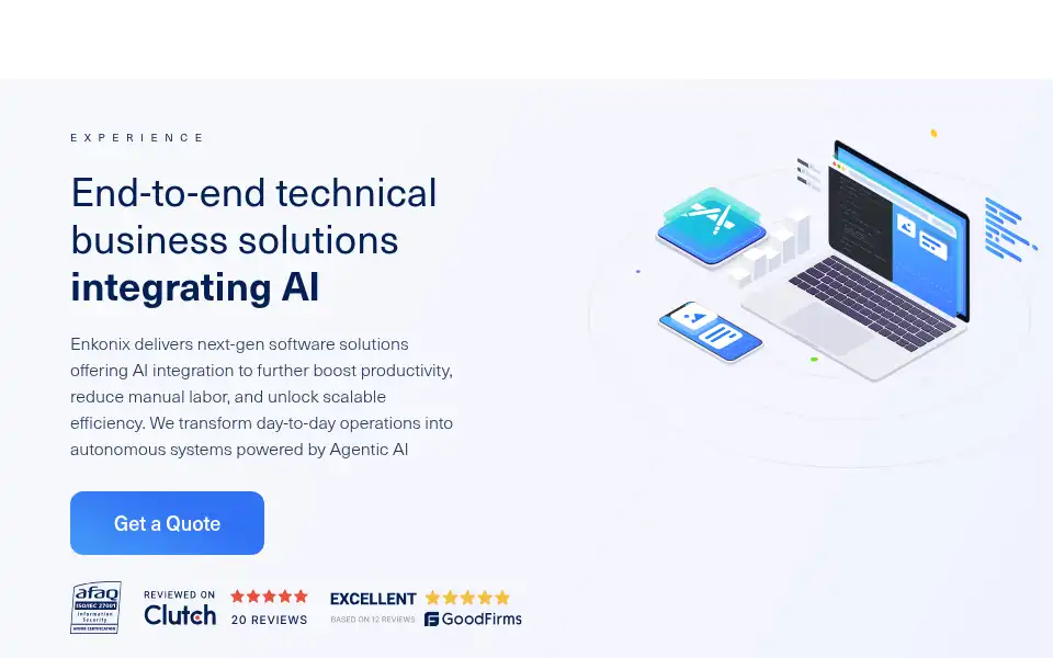 Screenshot of enkonix.com