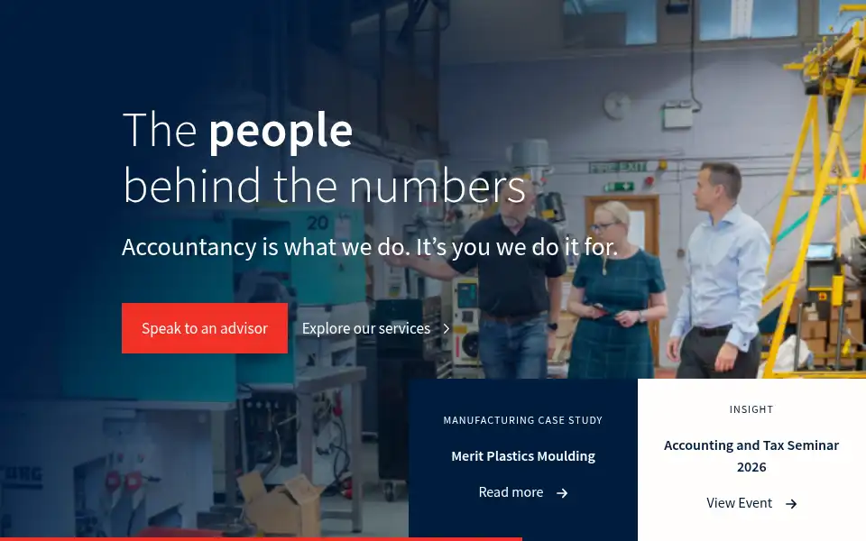 Screenshot of ensors.co.uk