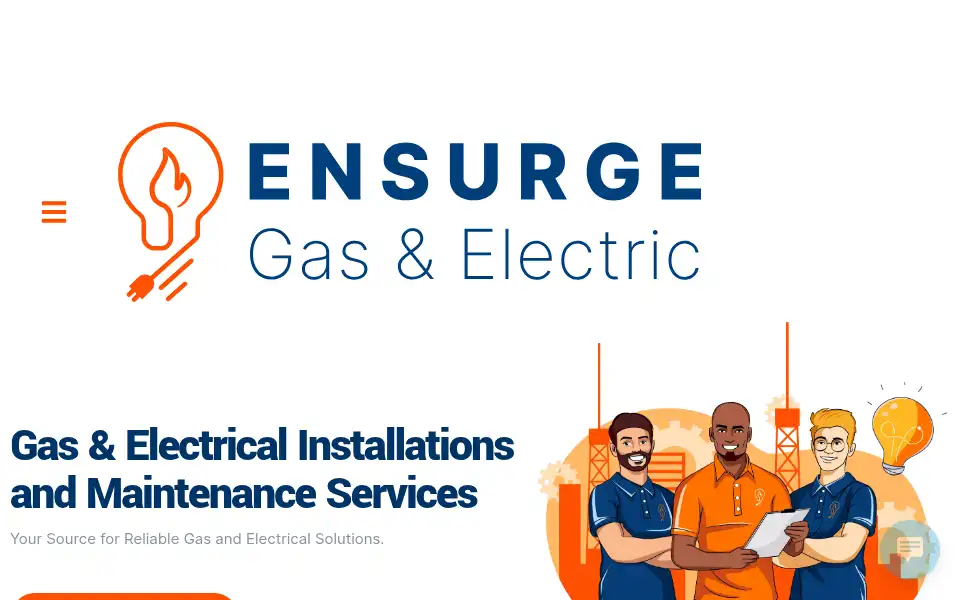 Screenshot of ensurge.co.uk