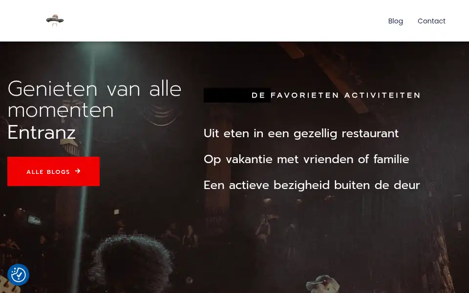 Screenshot of entranz.nl