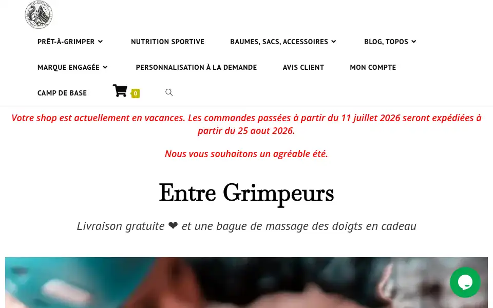 Screenshot of entregrimpeurs.com