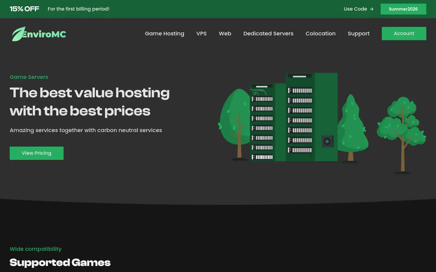 Screenshot of enviromc.com