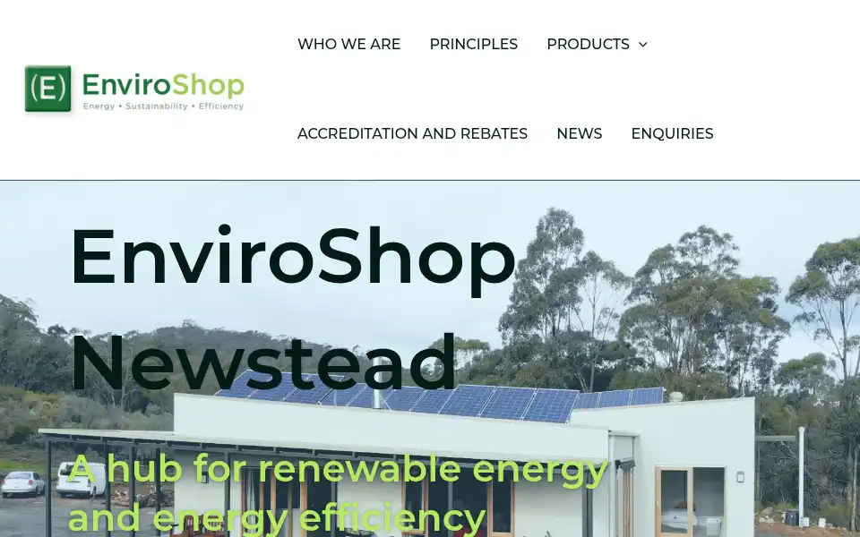 Screenshot of enviroshopnewstead.au